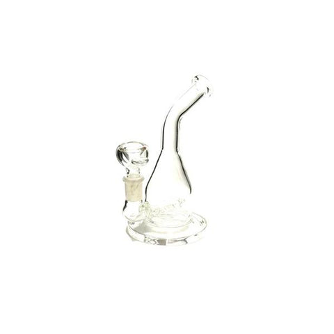 6 x 7'' Beaker Style Clear Glass Bong - WP-61 - GU PAK