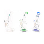 6 x 7" Mix colour & Mix Design Medium Glass Bong - WP-66 - GU PAK