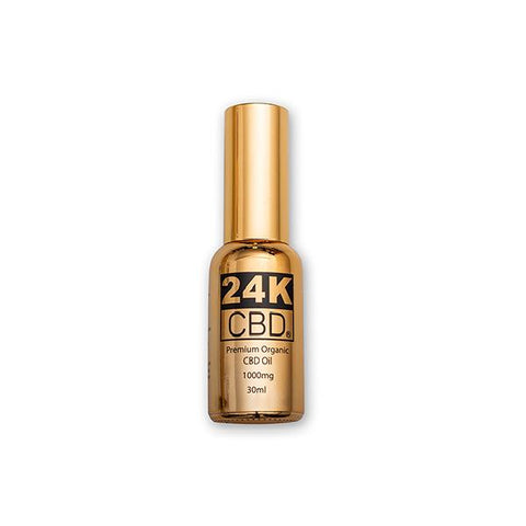 24K CBD 1000mg Premium  Organic  Hemp Seed Oil 30ML - GU PAK