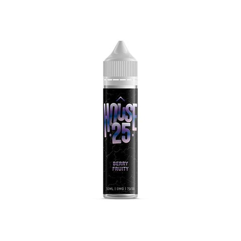 House 25 0mg 50ml Shortfill E-liquid (70VG/30PG) - GU PAK
