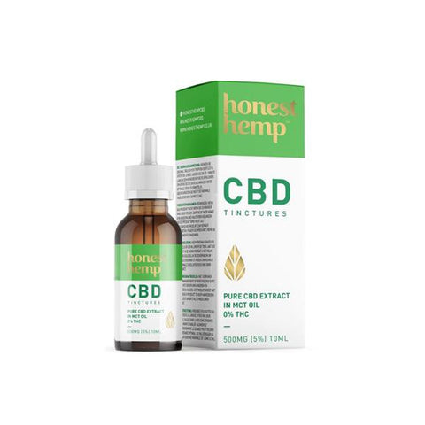 Honest Hemp 500MG 10ml Pure CBD Extract in MCT Oil - GU PAK