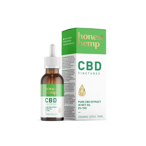 Honest Hemp 2000MG 10ml Pure CBD Extract in MCT Oil - GU PAK