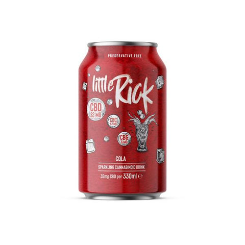 24 x Little Rick 32mg CBD Sparkling 330ml Cola - GU PAK