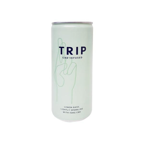 24 x TRIP 15mg CBD Infused Lemon & Basil Drink 250ml - GU PAK