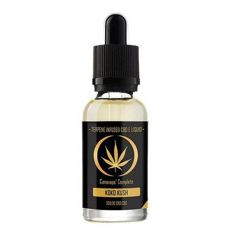 Canavape Complete Terpene E-Liquid 300mg CBD + 30mg CBG 30ml - GU PAK