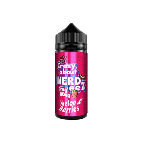 Crazy about Nerdeez 0mg 120ml Shortfill (80VG/20PG) - GU PAK
