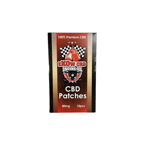Ekow CBD Patches 80MG 10PCS - GU PAK
