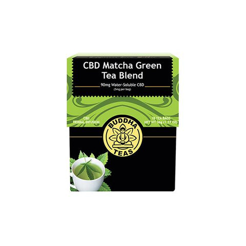 Buddha Teas CBD Matcha Green Tea Bags 5mg - GU PAK