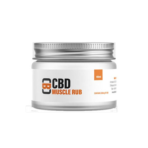 CBD Asylum 500mg CBD 100ml Muscle Rub Balm - GU PAK