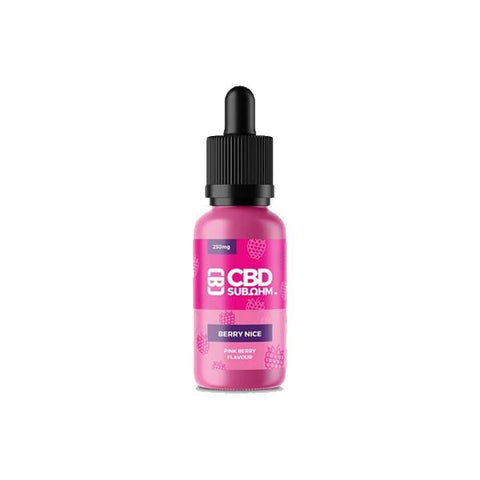 CBD Asylum 500mg CBD Sub Ohm E-liquid 25ml Shortfill (70VG/30PG) - GU PAK