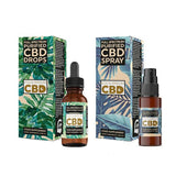 Equilibrium CBD Purified Range 500mg CBD Oil 10ml - Spray / Dropper Bottle - GU PAK