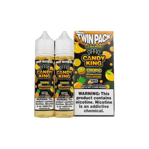 Candy King Bubblegum Edition Twin Pack 0mg 2 x 50ml Shortfill (70VG/30PG) - GU PAK