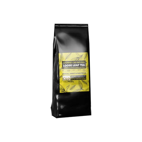 Equilibrium CBD Gourmet Loose Leaf Tea 28g 56mg CBD - Ginger & Turmeric - GU PAK