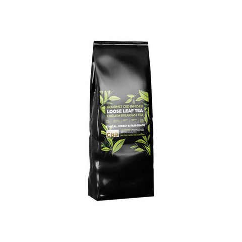 Equilibrium CBD Gourmet Loose Leaf Tea 28g 56mg CBD - English Breakfast Tea - GU PAK