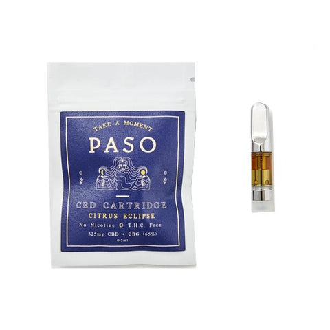 Paso CBD Vape Cartridge 325mg CBD -  Citrus Eclipse - GU PAK