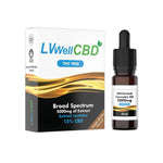 LVWell CBD Broad Spectrum 5000mg CBD 10ml Winterised Oil - GU PAK