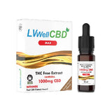 LVWell CBD 1000mg 10ml Max Hemp Seed Oil - GU PAK