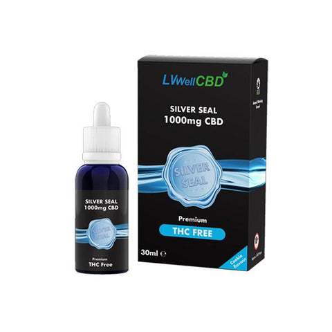 LVWell CBD Silver Seal 1000mg 30ml Hemp Seed Oil - GU PAK