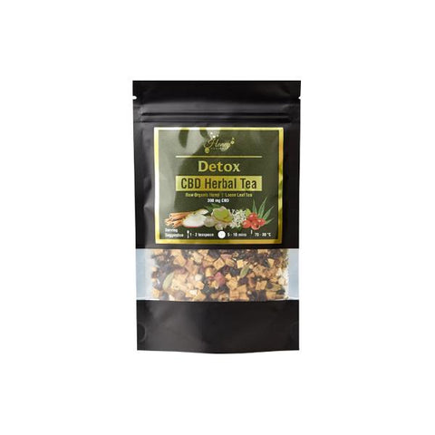 Honey Heaven 300mg CBD Loose Leaf Herbal Tea 50g - Detox - GU PAK