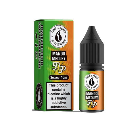 6mg Juice N' Power 10ml E-Liquid (50VG/50PG) - GU PAK