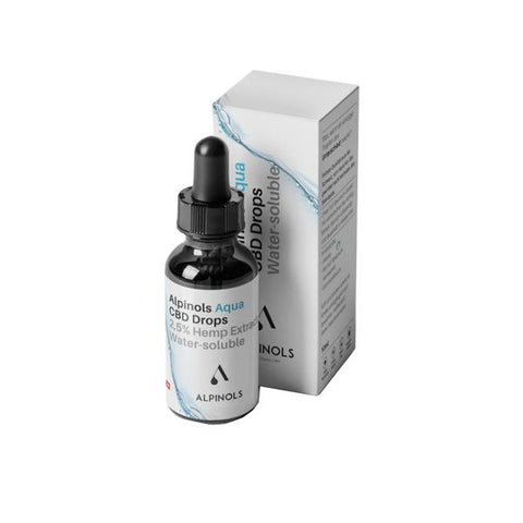 Alpinols 2.5% Water soluble Full Spectrum 250mg CBD drops Oil 10ml - GU PAK