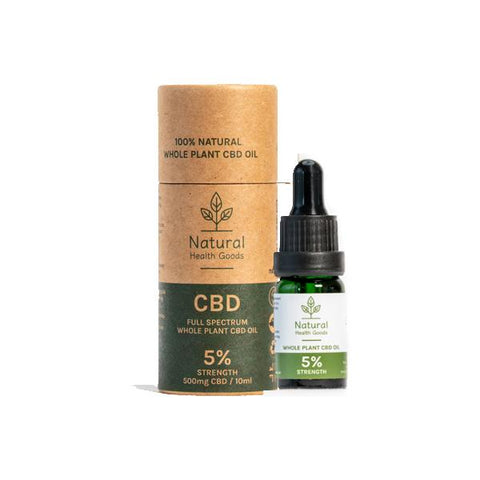 Natural Health Goods Full Spectrum 500mg CBD Oil 10ml - GU PAK