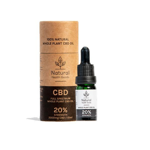 Natural Health Goods Full Spectrum 2000mg CBD Oil 10ml - GU PAK