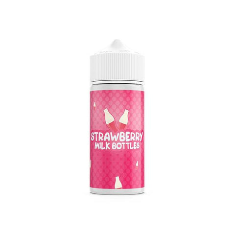 Strawberry Milk Bottles 100ml Shortfill 0mg (70VG-30PG) - GU PAK