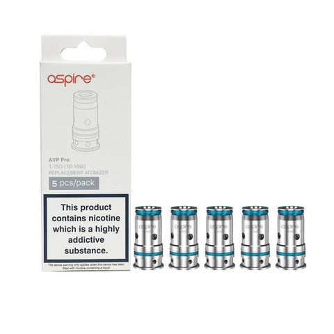 Aspire AVP Pro Replacement Coils 0.65ohm Mesh / 1.15ohm Standard Coil - GU PAK
