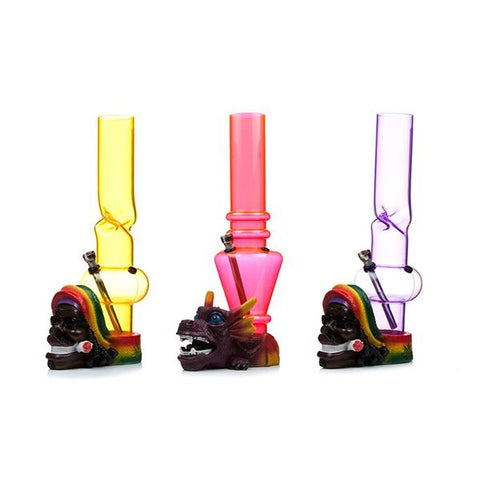 20cm Head Base Design Acrylic Bong - FAS - GU PAK