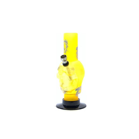 24cm Bob Marley Skull Design Acrylic Bong - FBM - GU PAK