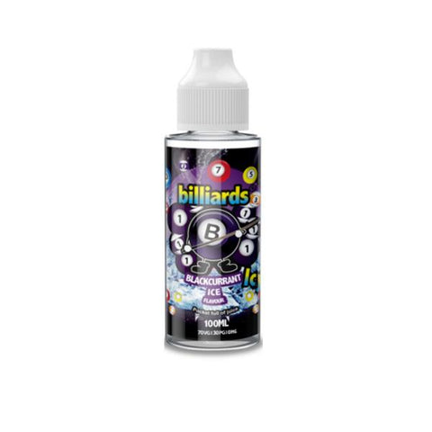 Billiards Icy 0mg 100ml Shortfill (70VG/30PG) - GU PAK