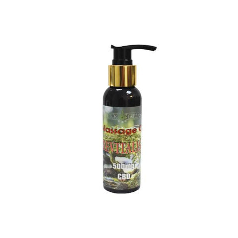 Doctor Green's 500mg CBD Massage Oil 100ml - Revitalise - GU PAK