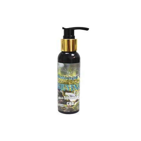 Doctor Green's 500mg CBD Massage Oil 100ml - Rejuvenate - GU PAK