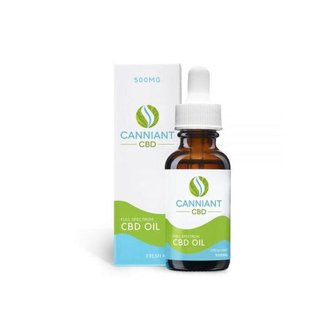 Canniant 500mg CBD Oil 30ml - Fresh Mint - GU PAK