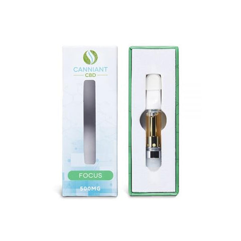 Canniant 500mg CBD Disposable Vape Cartridge - Focus - GU PAK