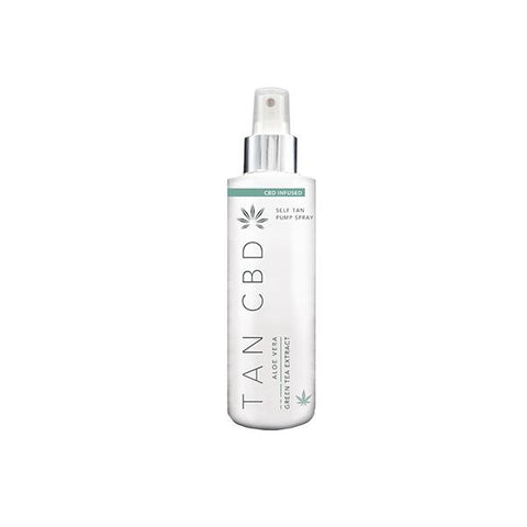 Tan CBD 75mg CBD Infused Self Tan Pump Spray 200ml - GU PAK