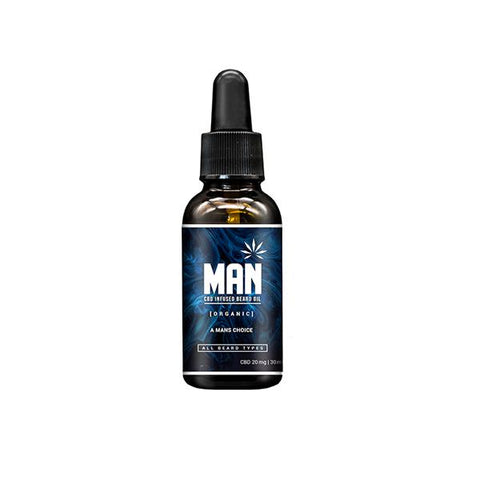 MAN 20mg CBD infused Beard Oil 30ml - GU PAK