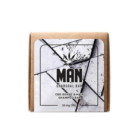 MAN 20mg CBD Charcoal Shampoo Bar 100g - GU PAK