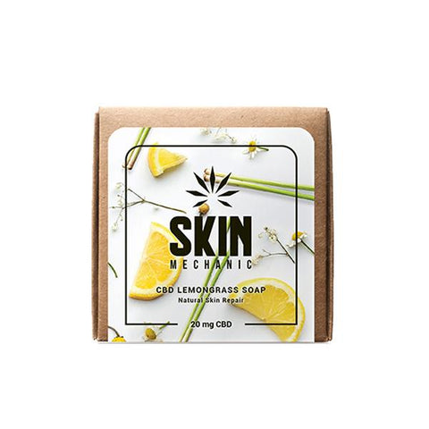 Skin Mechanic 20mg CBD Lemongrass & Ginger Soap 100g - GU PAK