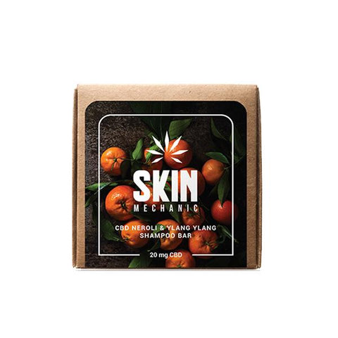 Skin Mechanic 20mg CBD Neroli & Ylang Ylang Shampoo Bar 100g - GU PAK