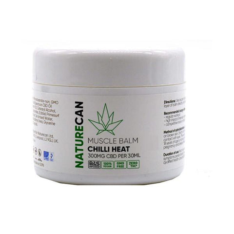 Naturecan 300mg CBD Chilli Heat Muscle Balm - GU PAK