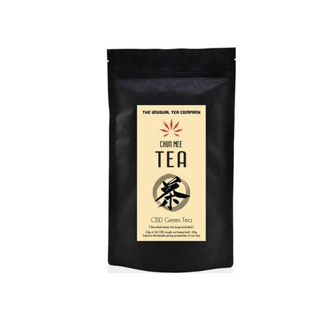 The Unusual Tea Company 3% CBD Hemp Tea - Chun Mee (Green Tea) 40g - GU PAK