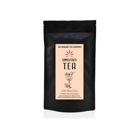 The Unusual Tea Company 3% CBD Hemp Tea - Summer Fruits 40g - GU PAK