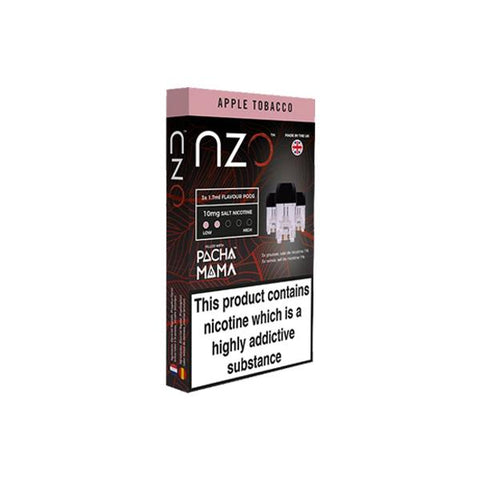 NZO 20mg Salt Cartridges with Pacha Mama Nic Salt (50VG/50PG) - GU PAK