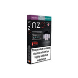 NZO 20mg Salt Cartridges with Red Liquids Nic Salt (50VG/50PG) - GU PAK