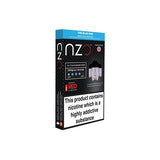 NZO 10mg Salt Cartridges with Red Liquids Nic Salt (50VG/50PG) - GU PAK