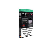 NZO 10mg Salt Cartridges with Red Liquids Nic Salt (50VG/50PG) - GU PAK