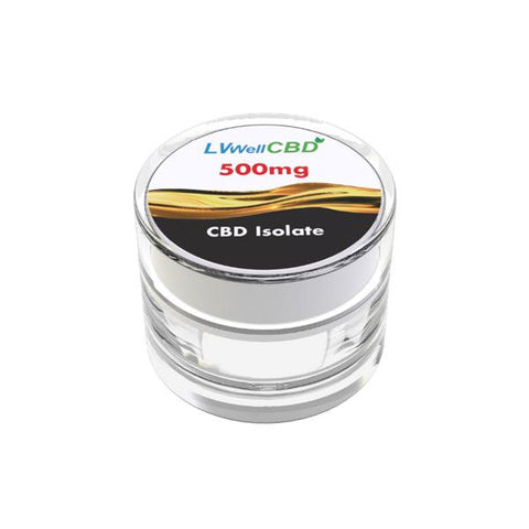 LVWell CBD 99%  Isolate 500mg CBD - GU PAK