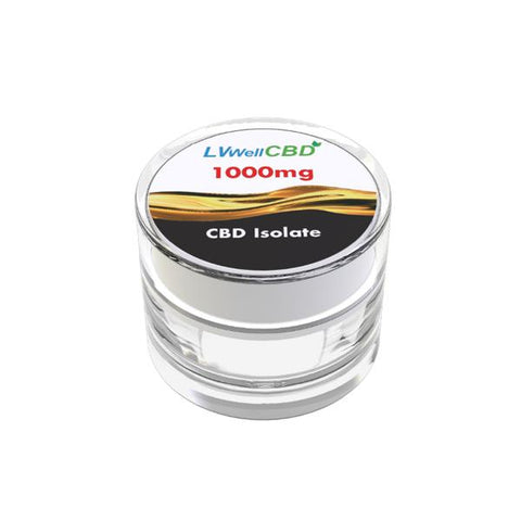 LVWell CBD 99%  Isolate 1000mg CBD - GU PAK